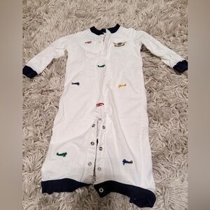 Ralph Lauren White and Navy One Piece